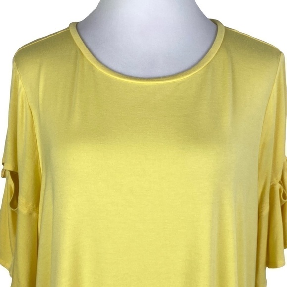 Worthington Cutout Bowtie Sleeve Blouse - Picture 3 of 7